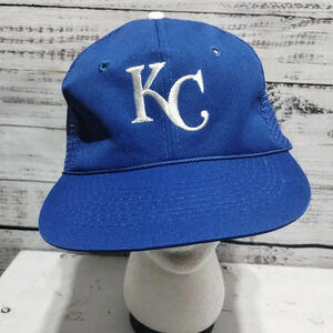 Kansas‎ City Royals MLB Snapback Hat Vintage Trucker 90s Baseball